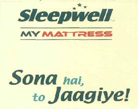 Sleepwell My Mattress Sona Hai, To Jaagiye! Device mark 2954623 Trademark