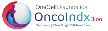 Onecell Diagnostics Oncoindx Ikon With Tagline Multiomics @ True Single Cell Resolution Device mark 6694361 Trademark