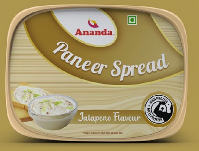 Ananda Paneer Spread Jalapeno Flavour Device mark 6696283 Trademark