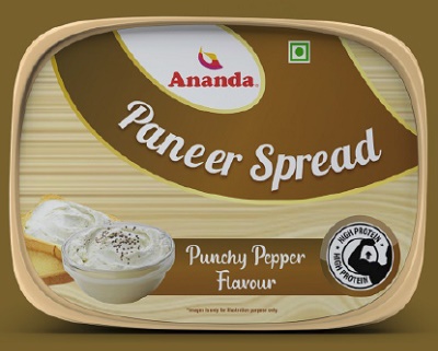 Ananda Paneer Spread Punchy Pepper Flavour Device mark 6696284 Trademark