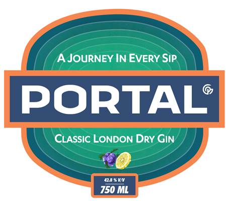 Portal A Journey In Every Sip Classic London Dry Gin With The Device Of Slice Of Lime And Berries Device mark 6696937 Trademark