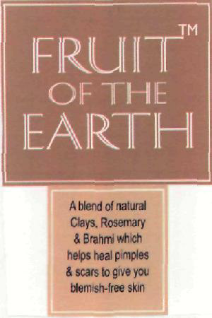 Fruit Of The Earth (lable) Device mark 2177550 Trademark