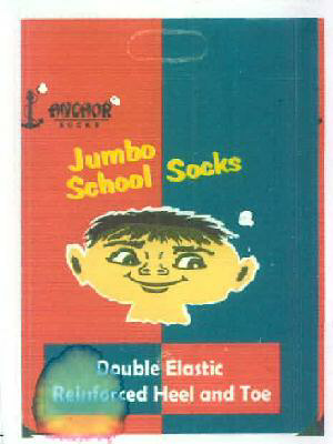 Anchor Jumbo School Socks (device Of Cartoon Caricature) Device mark 2979723 Trademark