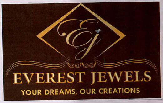 Ej Everest Jewels Your Dreams, Our Creations Device mark 2868804 Trademark
