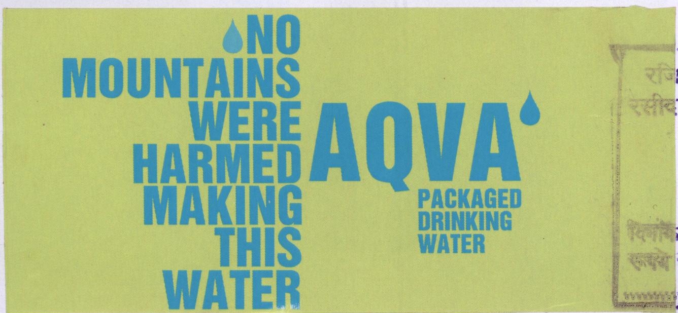 Aqva Packaged Drinking Water Device mark 2090007 Trademark