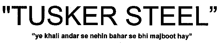 "tusker Steel" Device mark 2292052 Trademark