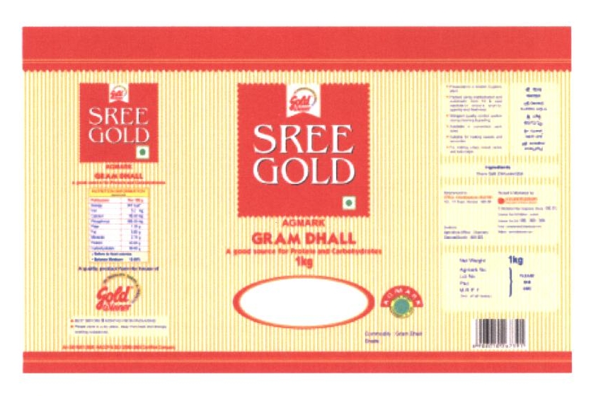 Sree Gold Device mark 2320438 Trademark