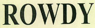 Rowdy Device mark 2745828 Trademark