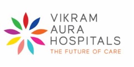Vikram Aura Hospitals The Future Of Care Along With Multicolored Flower Element Device mark 6702089 Trademark