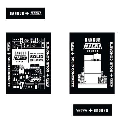 Bangur Magna Cement - Solid Concrete Device mark 6705722 Trademark