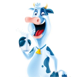 Animated Smiling Cow Device mark 6710753 Trademark
