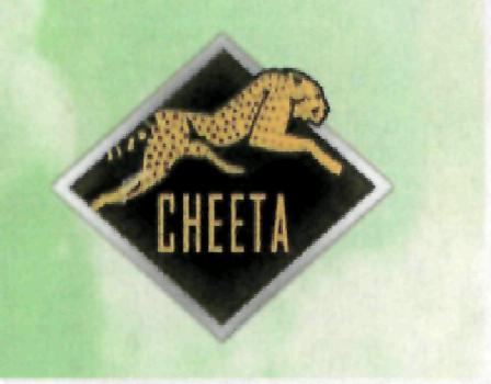 Cheeta (label) Device mark 2213609 Trademark