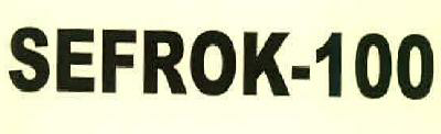 Sefrok-100 Device mark 2956016 Trademark