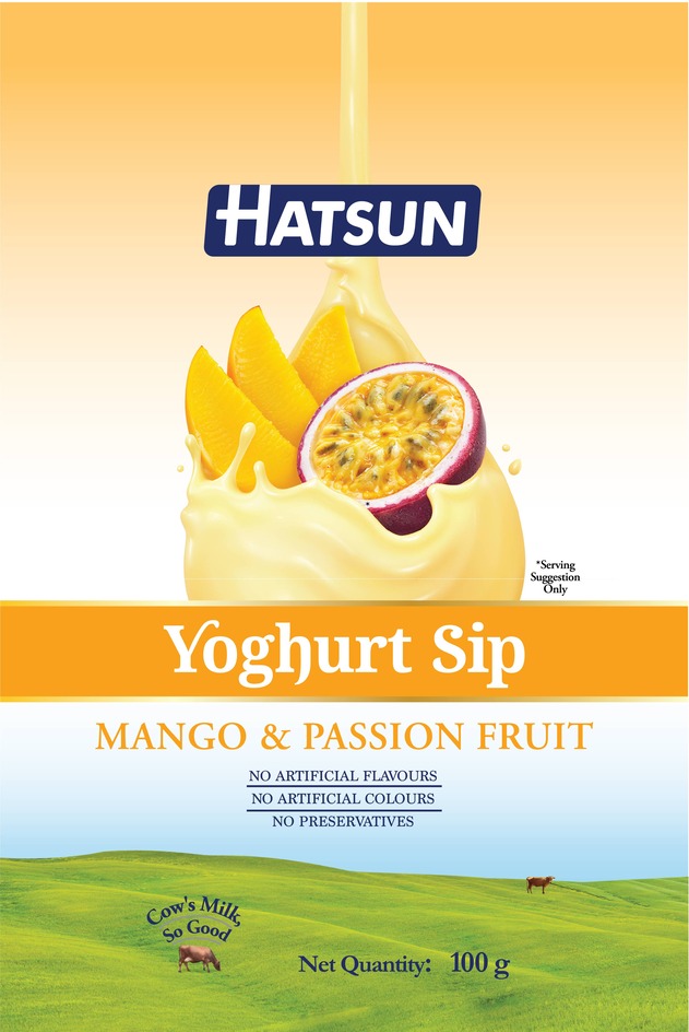 Hatsun Yoghurt Sip Mango & Passion Fruit Device mark 6718821 Trademark