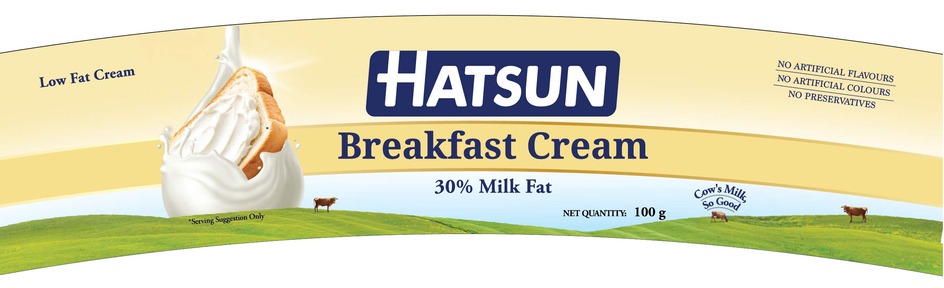 Hatsun Breakfast Cream Device mark 6718815 Trademark