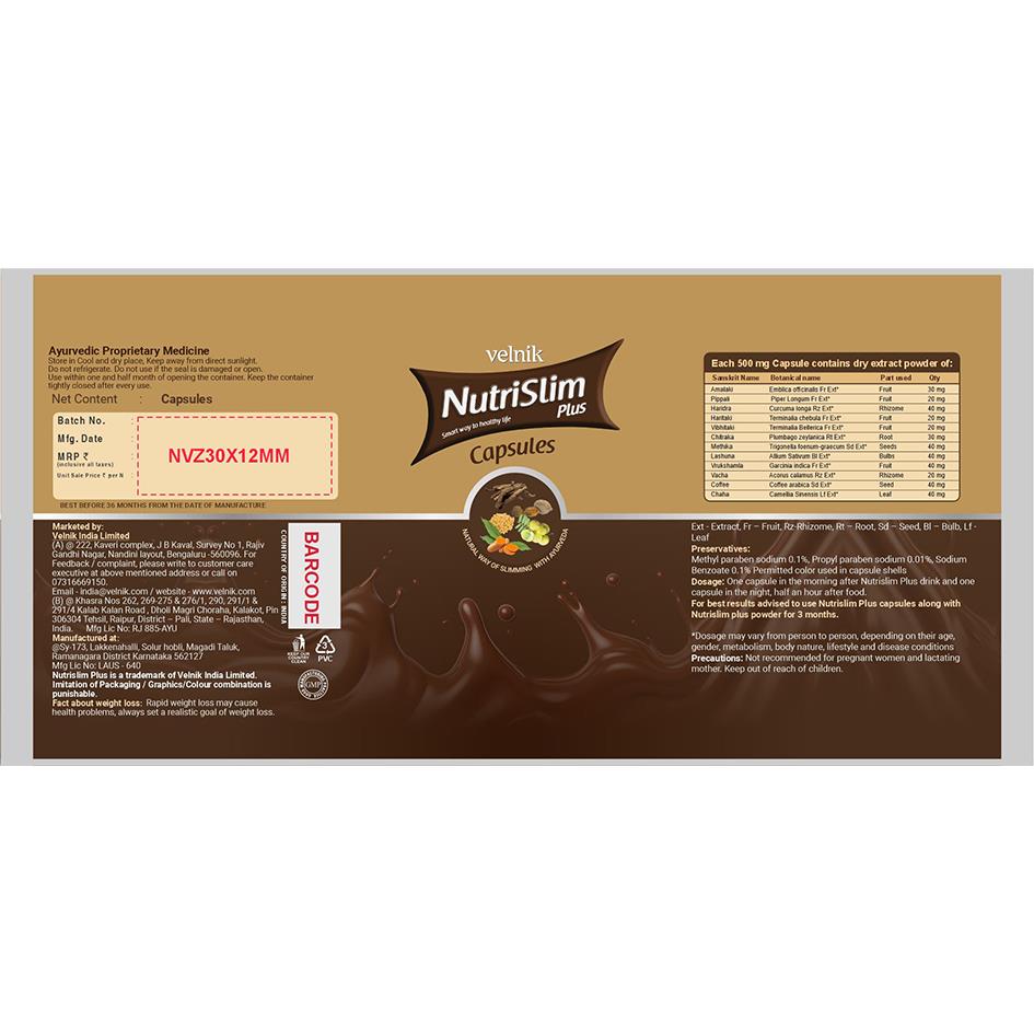 Nutrislim Plus Capsule Device mark 6721257 Trademark