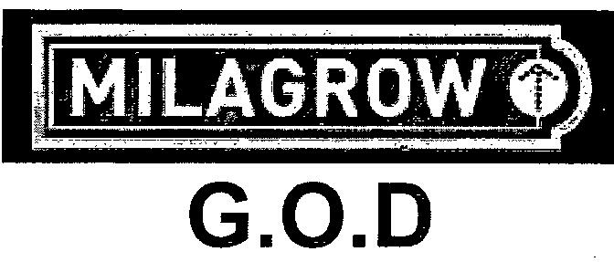 Milagrow G.o.d (label) Device mark 2193165 Trademark