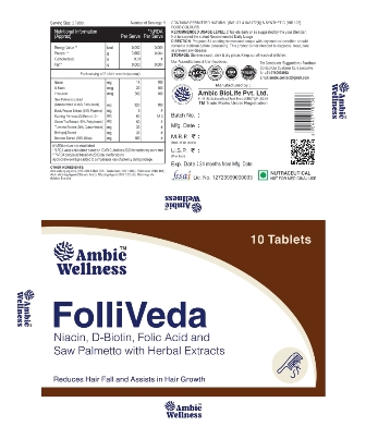 Label Folliveda Device mark 6726572 Trademark