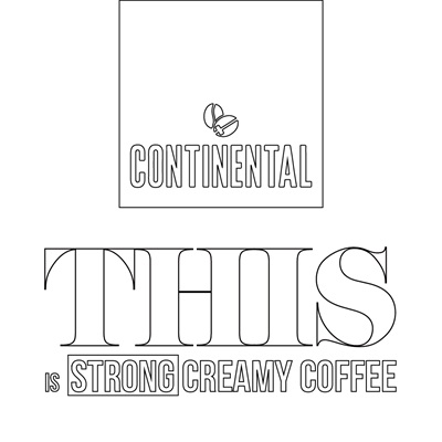 Continental This Is Strong Creamy Coffee Device mark 6729207 Trademark