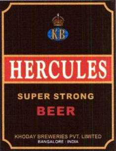 Hercules Super Strong Beer Device mark 6733172 Trademark