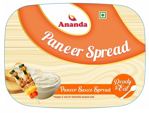 Ananda Paneer Sauce Spread Device mark 6736809 Trademark