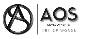Aos Developments : Men Of Words [with Device] Device mark 6740378 Trademark