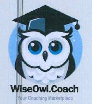 Wiseowl.coach Your Coaching Marketplace (with Device Of Owl) Device mark 6741942 Trademark