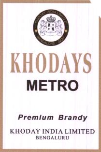 Khodays Metro Brandy Device mark 6747314 Trademark