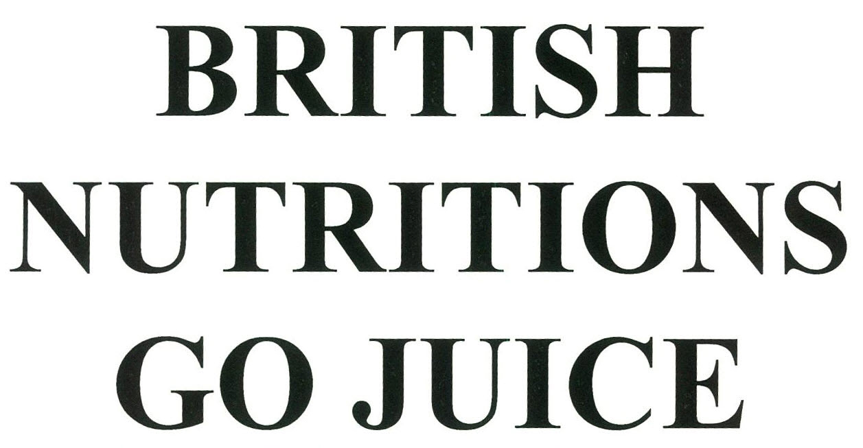 British Nutritions Go Juice Device mark 2628817 Trademark