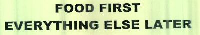 Food First Everything Else Later Device mark 2408757 Trademark