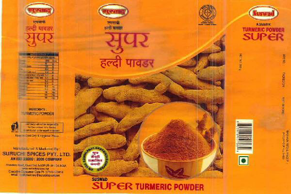Suswad Super Turmeric Powder Device mark 2586990 Trademark