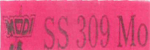 Modi Ss 309 Mo (label) Device mark 2234134 Trademark