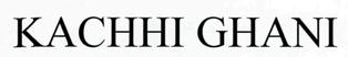 Kachhi Ghani Device mark 2487044 Trademark