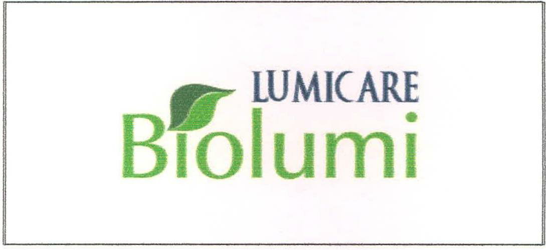 Lumicare Biolumi Device mark 2223467 Trademark