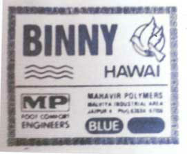 Binny Hawai With Device Of Bird And Mp Logo Device mark 2027308 Trademark