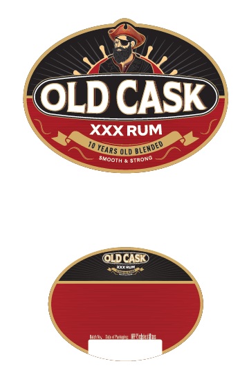 Old Cask Xxx Rum Label Device mark 6758021 Trademark
