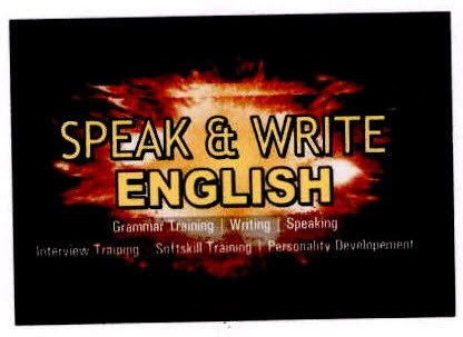 Speak & Write English Device mark 2576150 Trademark