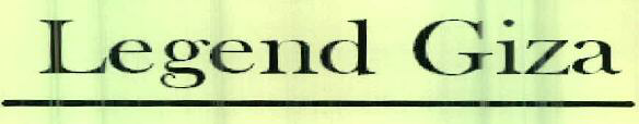 Legend Giza Device mark 2389678 Trademark