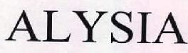 Alysia Device mark 2499631 Trademark