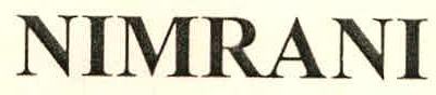 Nimrani Device mark 2786712 Trademark