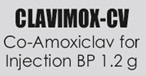 Clavimox - Cv : Co-amoxiclav For Injection Bp 1.2g Device mark 6760706 Trademark