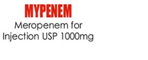 Mypenem - Meropenam Injection Usp 1000mg , 20 Ml Vial Device mark 6760737 Trademark
