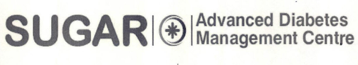 Sugar Advanced Diabetes Management Centre Device mark 2829135 Trademark