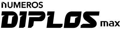 Numeros Diplos Max Label Device mark 6765135 Trademark