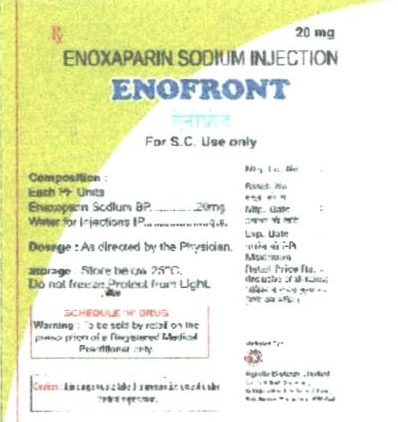 Enofront Device mark 2198966 Trademark