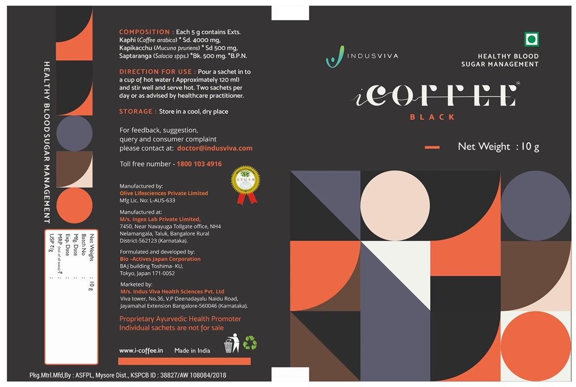 Icoffee Black Label Device mark 6773859 Trademark