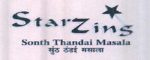 Starzins Sonth Thandai Masala (device Of Star) Device mark 2439860 Trademark