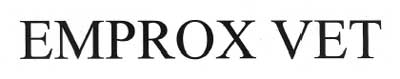 Emprox Vet Device mark 2158305 Trademark