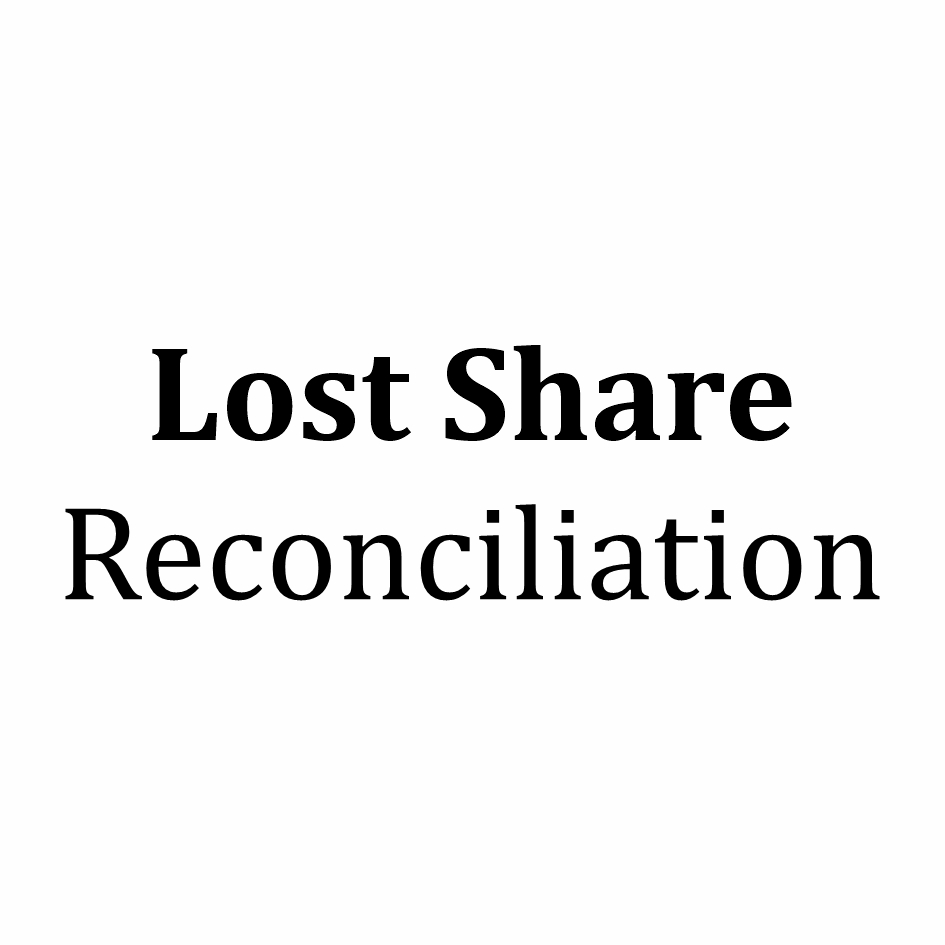 Lost Share Reconciliation Device mark 6791207 Trademark