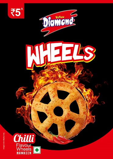 Yellow Diamond Wheels Chilli Flavour Device mark 6792546 Trademark